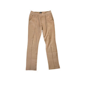 H&M tan straight fit dressy sweat pants with pockets, size small